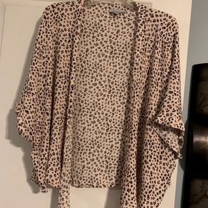 Allison Joy Leopard Kimono